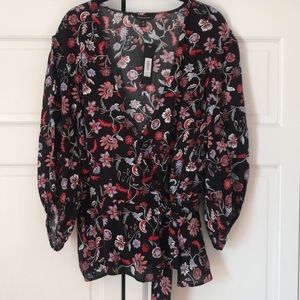 Banana Republic wrap top